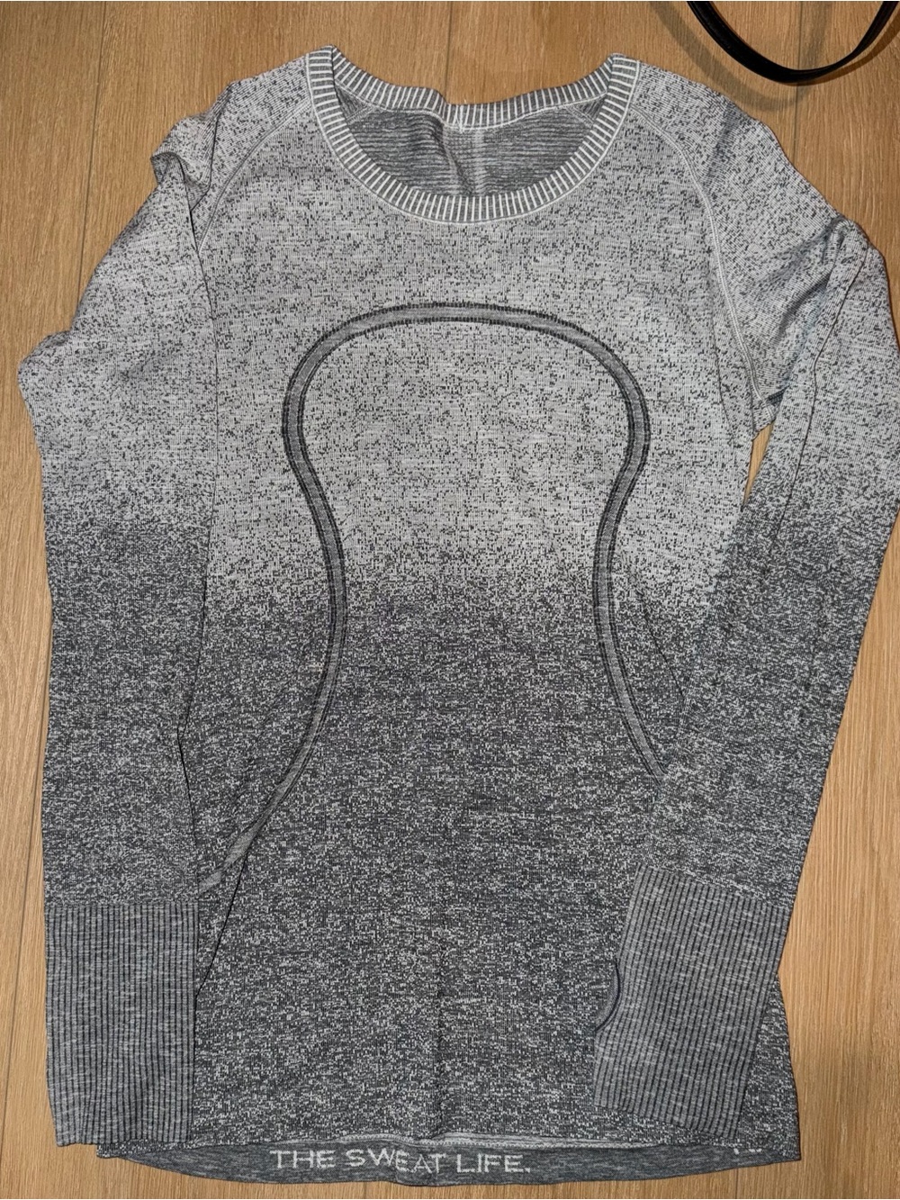 Lululemon "The Sweat Life" Ombré Long Sleeve Top